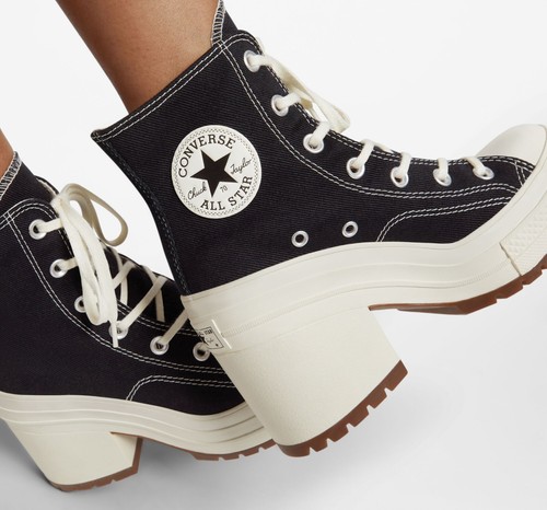 Converse Woman's De Luxe Chuck 70 Heel All Star High top Sneakers Taylor - Picture 20 of 20