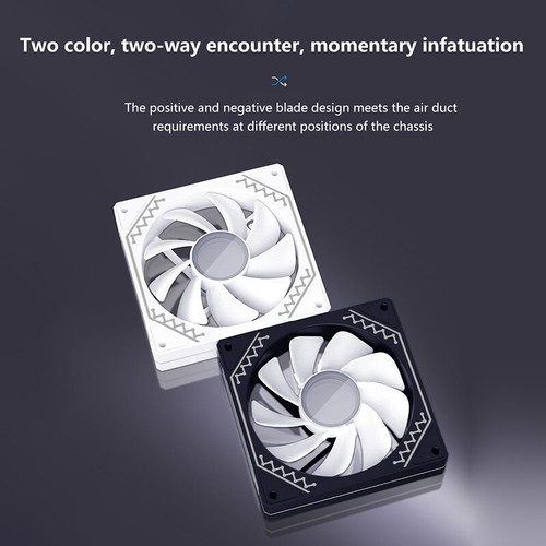 12cm ARGB Computer Case Mute Fans PC Tower Silent Air Cooler PWM 4Pin High Speed - Afbeelding 3 van 16