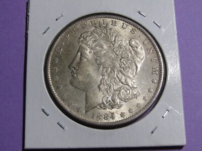 1884-O Morgan Silver Dollar- Error 