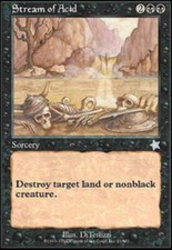 1x Stream of Acid Heavy Play, English Starter 1999 MTG Magic