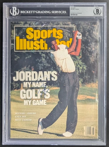 August 14, 1989 Sports Illustrated Magazine Signed by Michael Jordan AUTO BAS