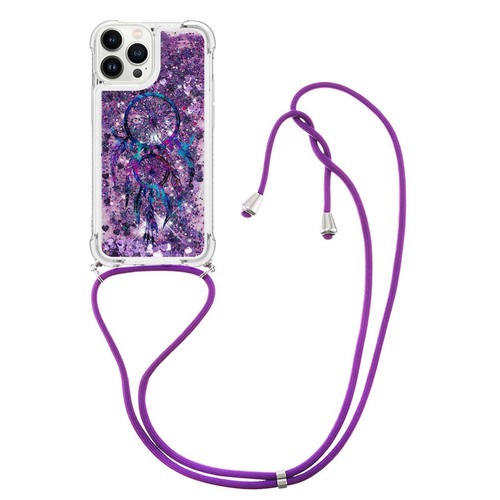 Crossbody Wind Chime Quicksand Glitter Case Cover Shockproof For Various Phone - Picture 7 of 7