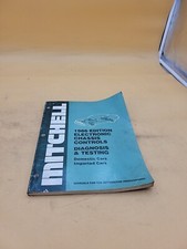 1986 MITCHELL ELECTRONIC CHASSIS CONTROLS DIAGNOSIS TEST GUIDE MANUAL BOOK 