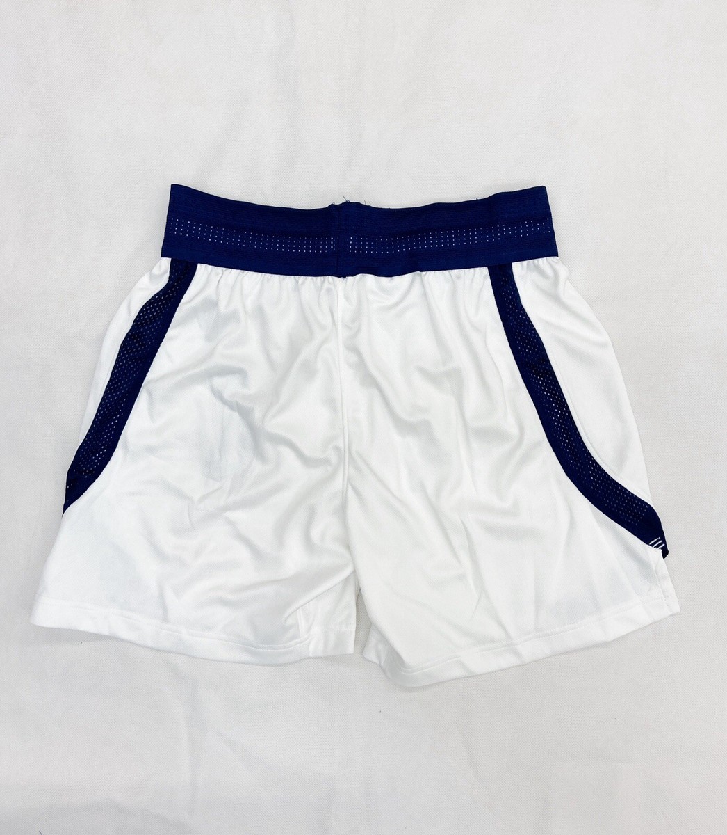 adidas Icon Squad Basketball Short Women's Small White Navy HI5839