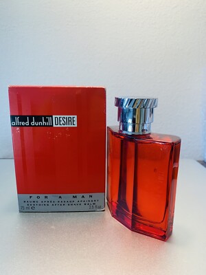 ALFRED DUNHILL DESIRE FOR A MAN 2.5 Oz AFTER SHAVE BALM SPLASH SL BX DAMG