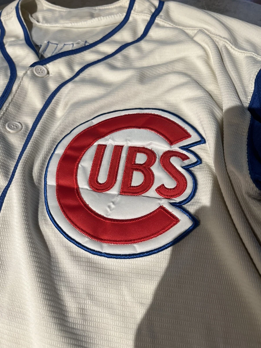 Cubs Vintage Throwback 1942 Jersey. Ernie Banks #14