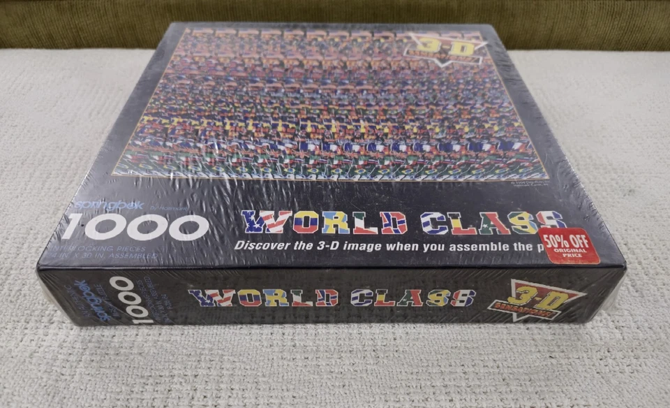 Magic Eye 3D Sensational World Class SPRINGBOK PUZZLE New Sealed in Box 1994! - Image 3 of 4
