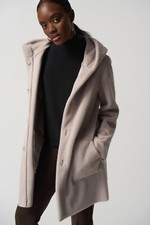 Joseph Ribkoff 233922 Size Xxl Mink Faux Fur Reversible Coat Original Price £355