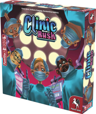 Clinic Rush | kooperatives Echtzeit-Brettspiel | Pegasus Spiele