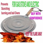 SIMMER RING PAN MAT HOB TAGINE HEAT DIFFUSER FOR GAS ELECTRIC COOKERS STOVE 21cm