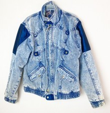 VTG American Weekend 90s Unisex Small Winter Thick Lined Denim Jacket GUC