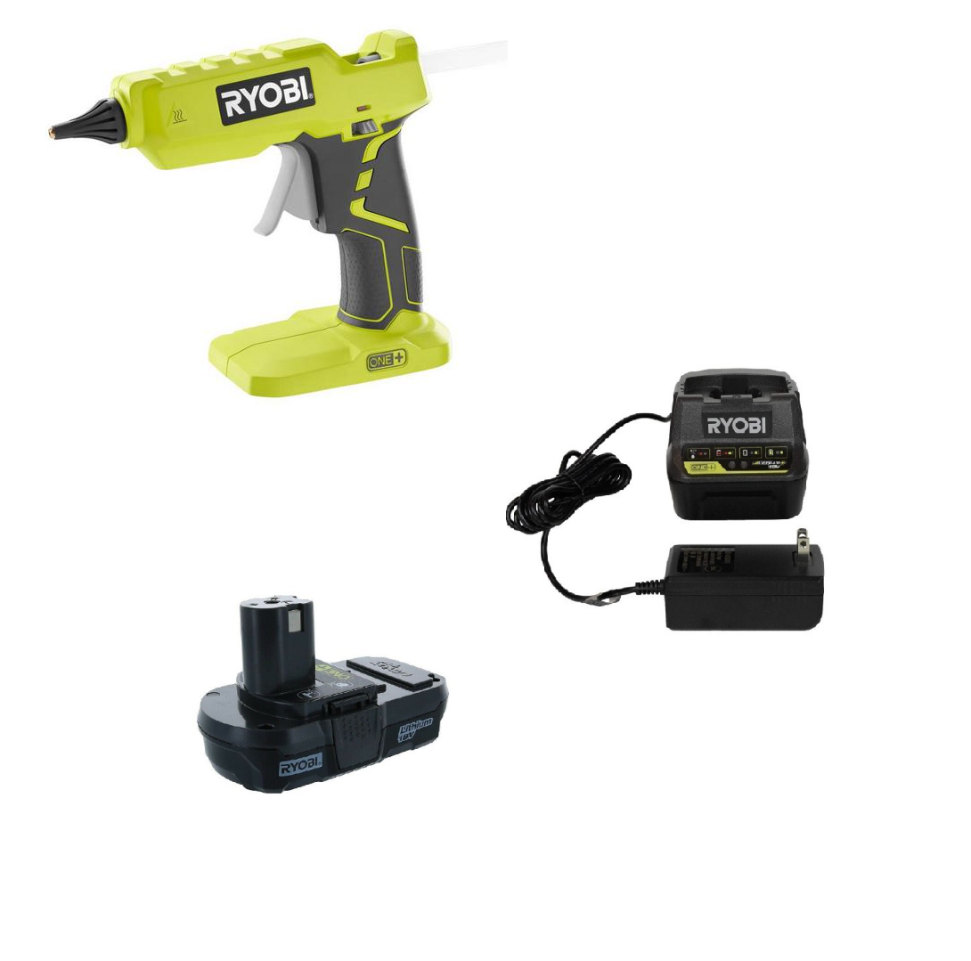 Ryobi Hot Ryobi Battery Operated Glue Gun RYOBI ONE 18 VOLT