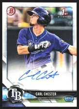 2018 Bowman Prospect Auto Carl Chester #PA-CC TS8