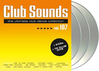 Various Artists ''club sounds vol.107'' 3CD-Set NEU Album 2025