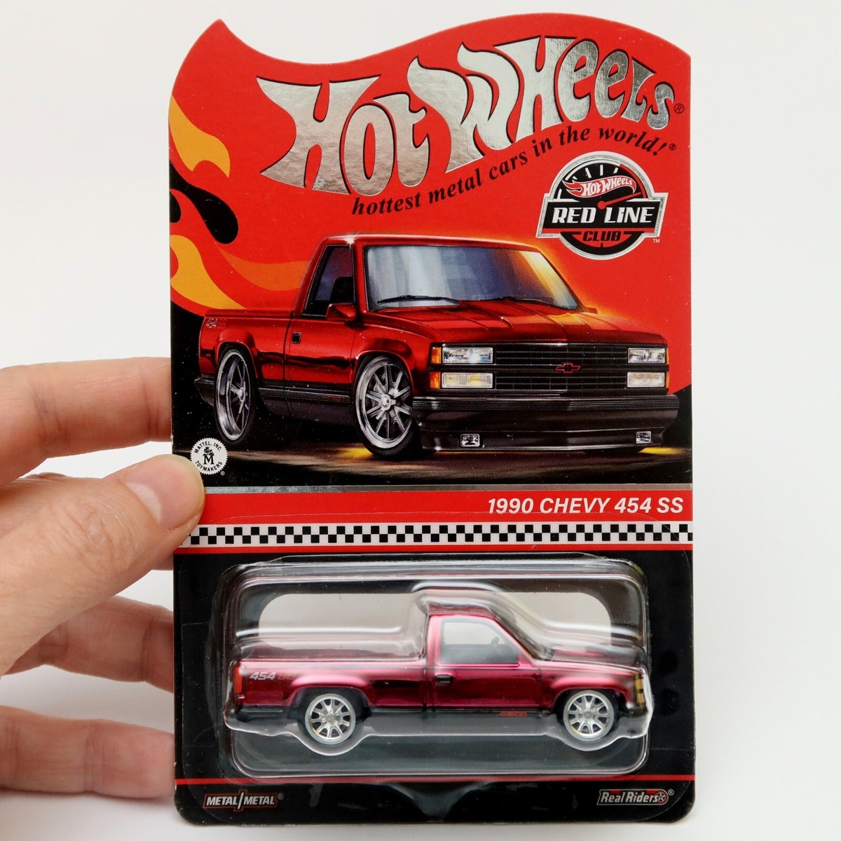 HOT WHEELS 1990 CHEVY 454 SS RLC HNL20 RED LINE CLUB EDITION NUOVA