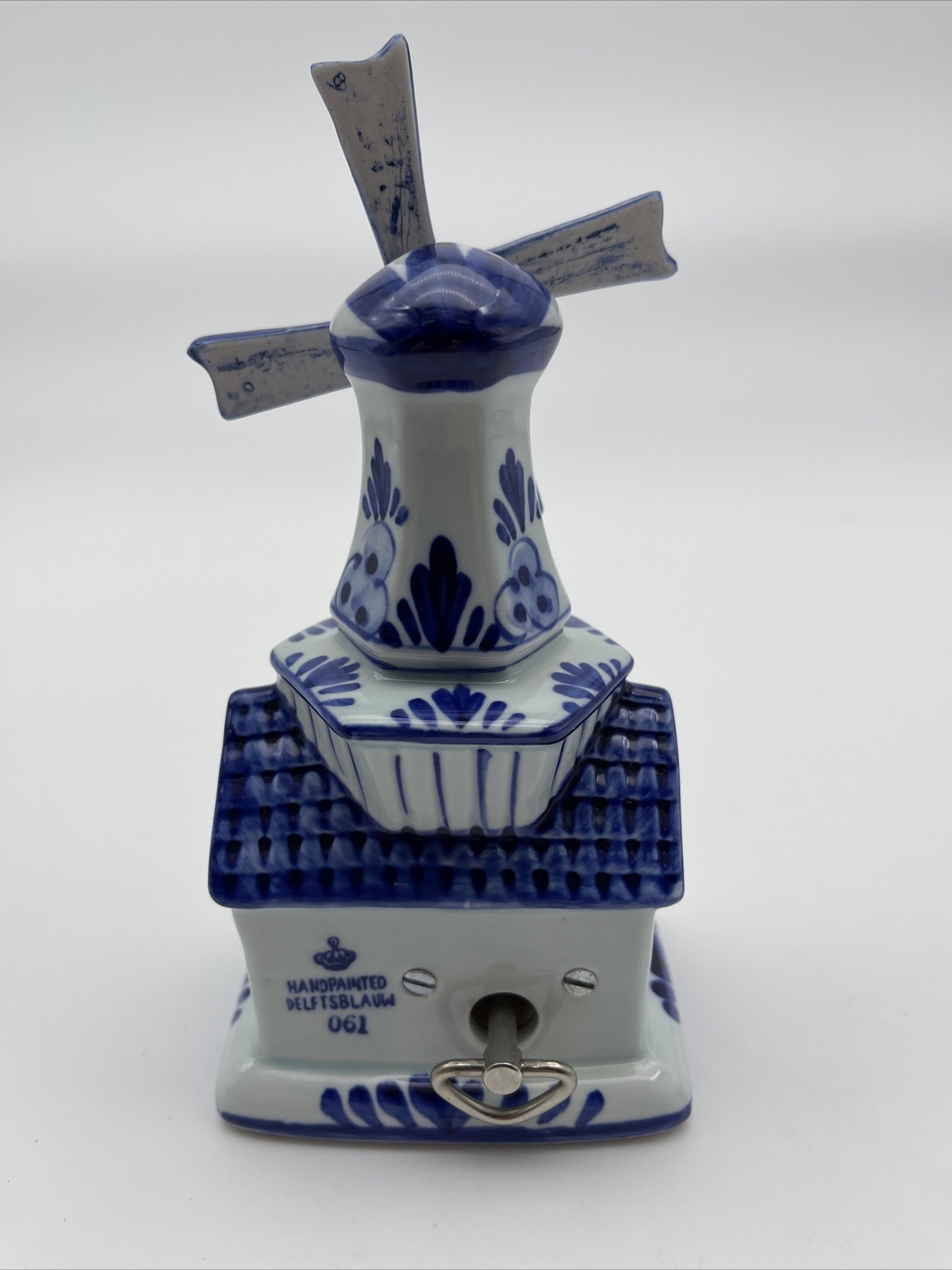 Boma Delft's Blauw Musical Windmill, Made in Holland