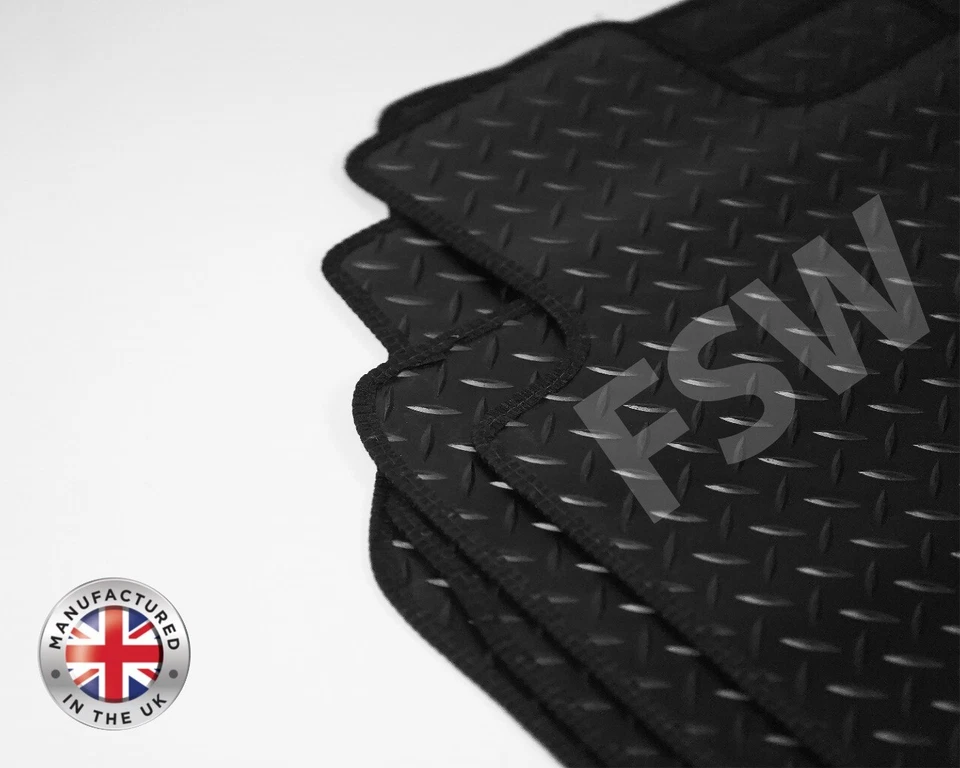 Fits Smart For Two 2007-2015 Fully Tailored 3MM Rubber Heavy Duty Car Floor Mats - Image 3 of 4