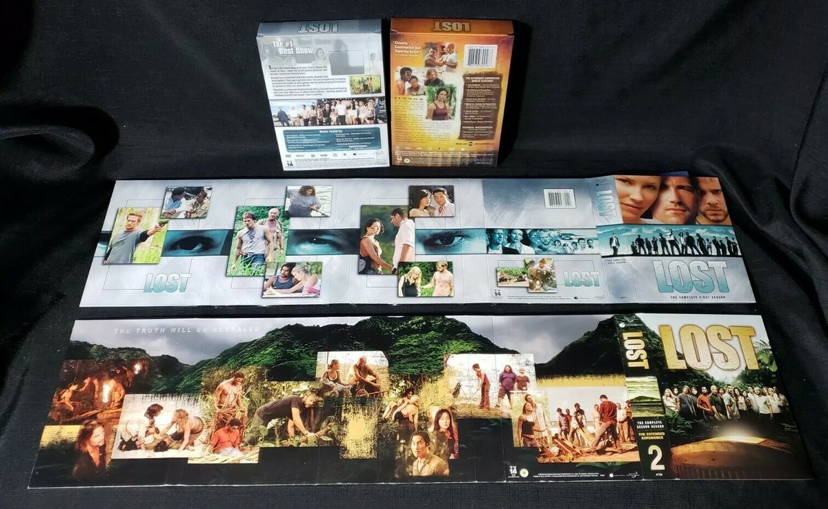 Lost TV Series ~ Season 1 & 2 DVD + Lost Chronicles Book w Lost TV Series ~ Season 1 & 2 DVD + Lost Chronicles Book w