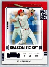 2021 Panini Contenders #7 J.T. Realmuto Blue