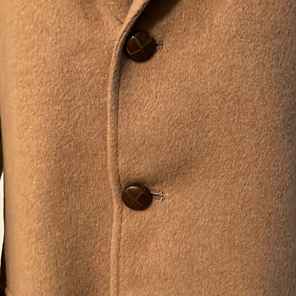 Corbin Solid Light Brown Flannel Wool/camel hair?… - image 3