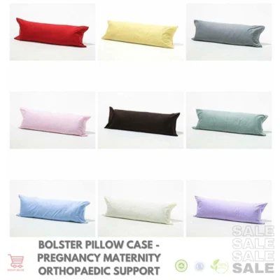 BACHAT BAZAR Bolster Soft Pillow Case For Body Pillow Pregnancy Maternity Orthopaedic Pillow