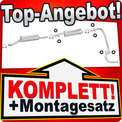 Auspuff für CITROEN C25 1.9 2.5 D Diesel 1982-1994 Abgasanlage