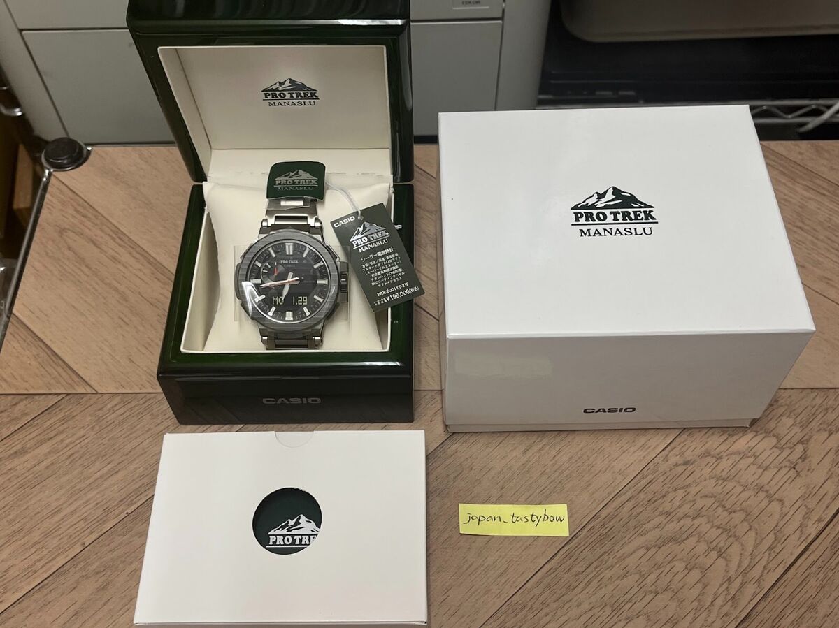 CASIO Watch PROTREK MANASLU Radio Solar PRX-8001YT-7JF Men's CASIO Watch PROTREK MANASLU Radio Solar PRX-8001YT-7JF Men's