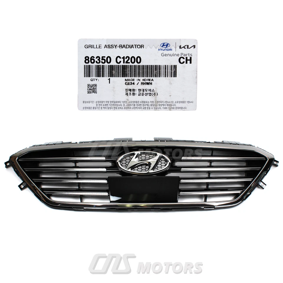 GENUINE Grille Radiator for 2015-17 Hyundai Sonata Smart Cruise 86350C1200⭐⭐⭐⭐⭐ - Image 3 of 4