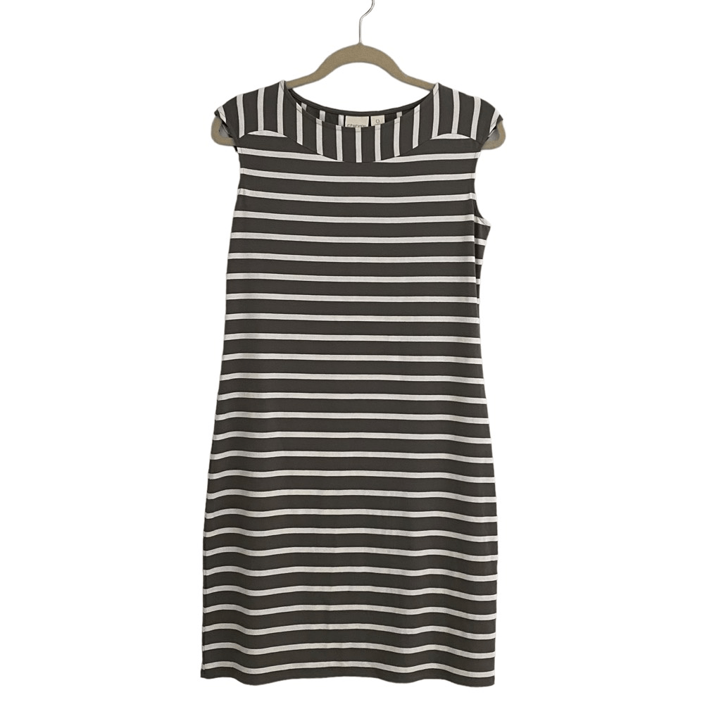Chico's Casual Stripe T-Shirt Dress size Small | eBay