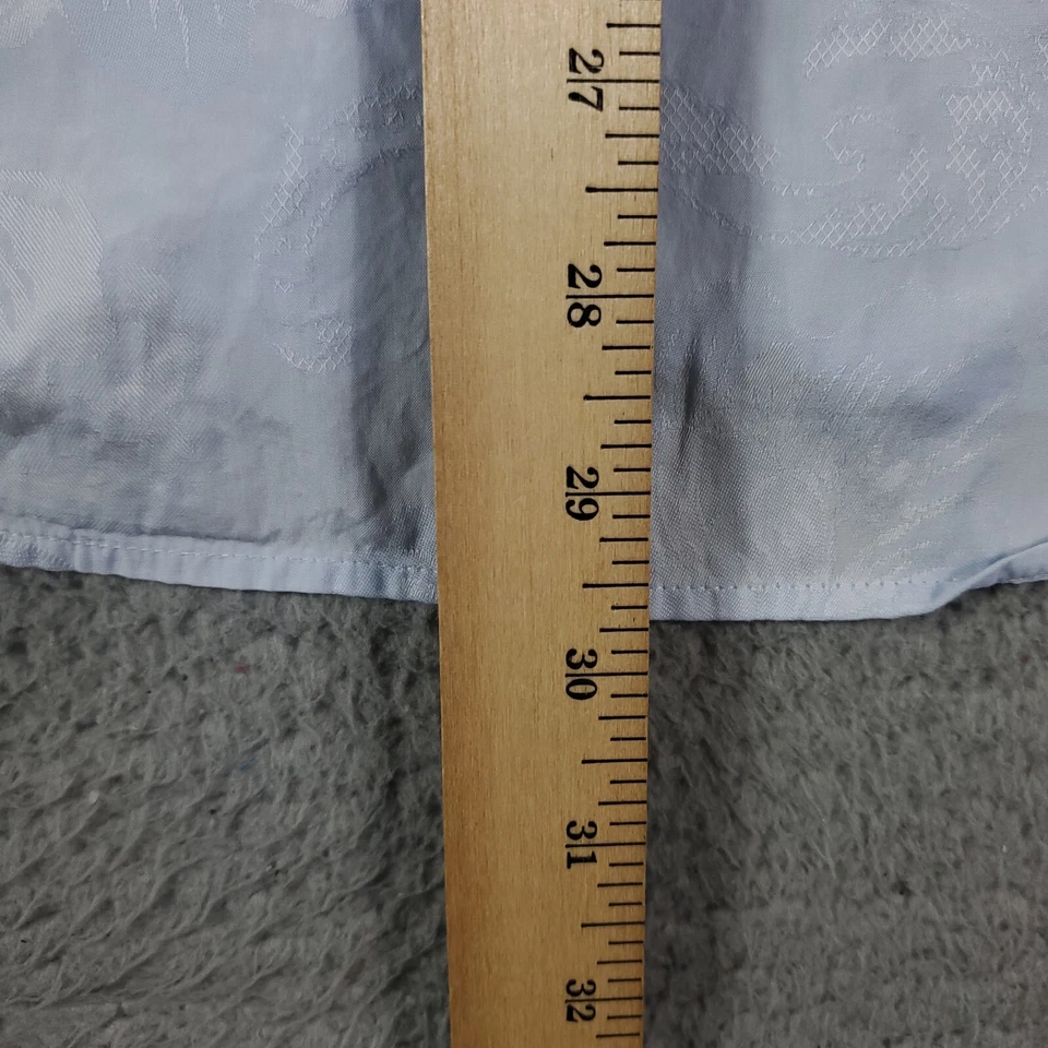 Camisa Ted Baker London Para Hombre 16.5 Azul Floral Vestido Abotonado Manga Larga Foto 4 de 4