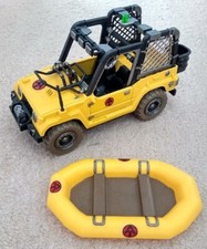 GI Joe CUSTOM Adventure Team Jeep & Boat 1/18 Scale