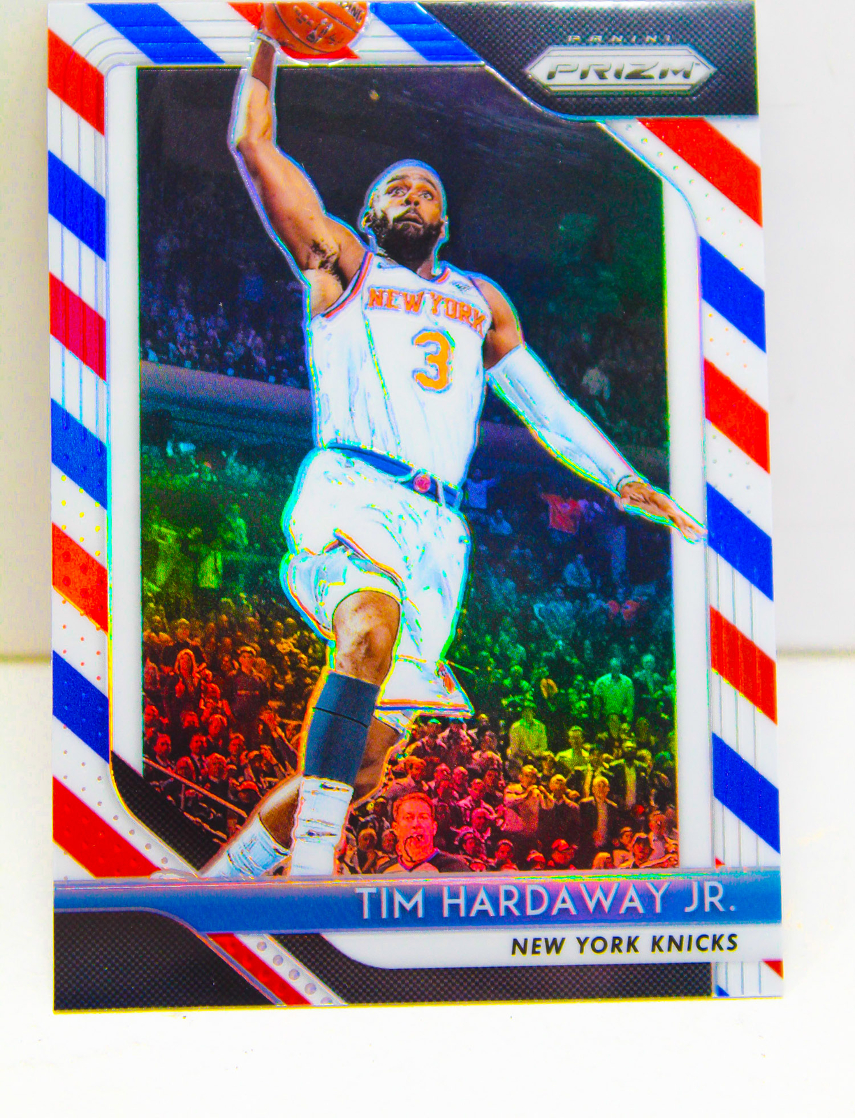 Tim Hardaway Jr. 18-19 Panini Prizm RWB Red White Blue Card #237 New York Knicks