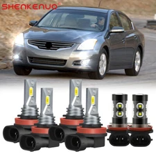 For 2007-2011-2018 Nissan Altima Faros LED Alto / Bajo + Kit de luces antiniebla