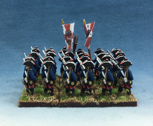 15mm Seven Years War WGS painted Brunswick Behr Infantry BW5 - Picture 5 of 12