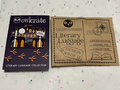 Collectable Owlcrate Literary Luggage Enamel Pin #9 of 12 Inspired by An Ember A