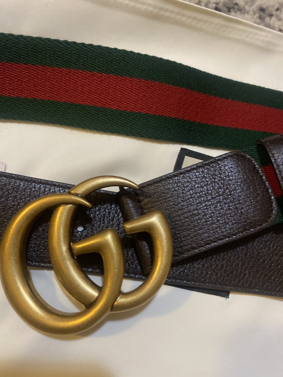Gucci Web Belt with GG logo size 75/30 | eBay