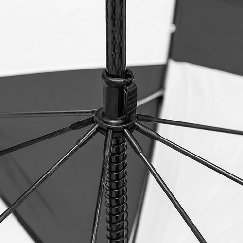 LONGRIDGE DELUXE 60" WINDPROOF DUAL CANNOPY GOLF UMBRELLA / STORMPROOF BROLLEY - Picture 4 of 10