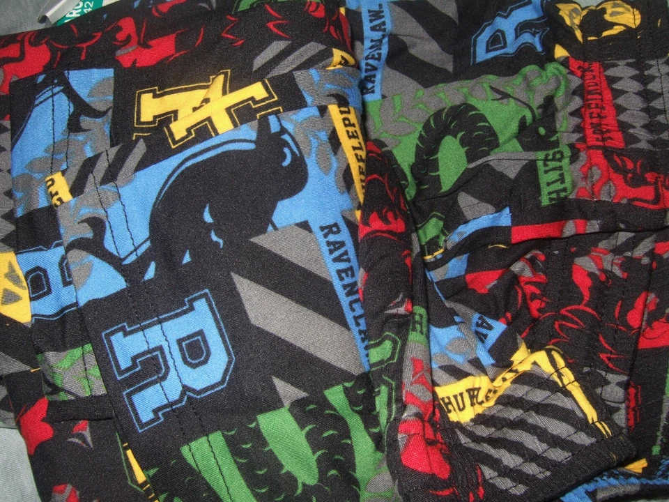 Harry Potter Hogwarts Gryffindor Hufflepuff Slytherin Varita Pijama Pantalones de Salón Foto 4 de 4