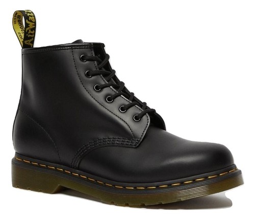 ORIGINALI DR. MARTENS 101 YS NERO BLACK SMOOTH 6 Fori Cucitura Gialla  26230001 | eBay