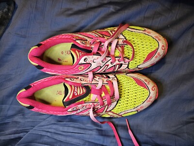 Asics Gel Noosa Tri 6 Women s Running Shoes Size 7.5 Pink Yellow T163N