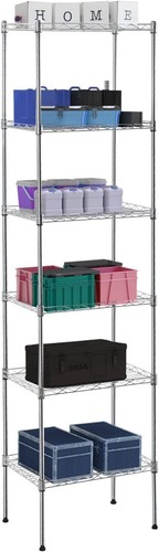Scaffali regolabili per scaffalature metalliche unità scaffalature resistenti per ufficio cucina - Foto 48 di 71