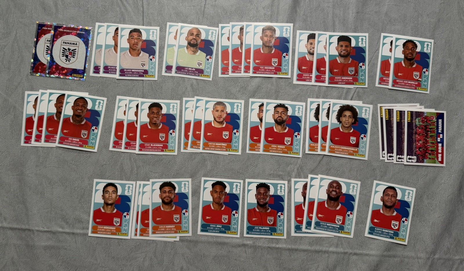 2026 Panini FIFA World Cup Stickers PAN 1-20 PANAMA * You Pick*