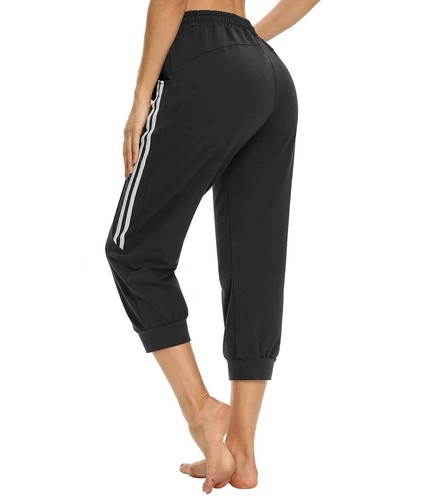 Women's Cargo Capri Pants Hiking Cropped Pants Lightweight Quick Dry Joggers ... - Picture 3 of 6