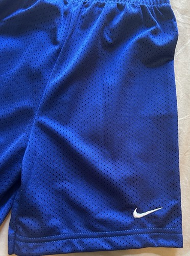 Boys Nike Blue Mesh Basketball Shorts Size 6 Years - Picture 2 of 5
