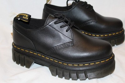 Dr Martens Women's Audrick 3-Eye Platform Shoes Black Women's NWOB SZ 7 $170