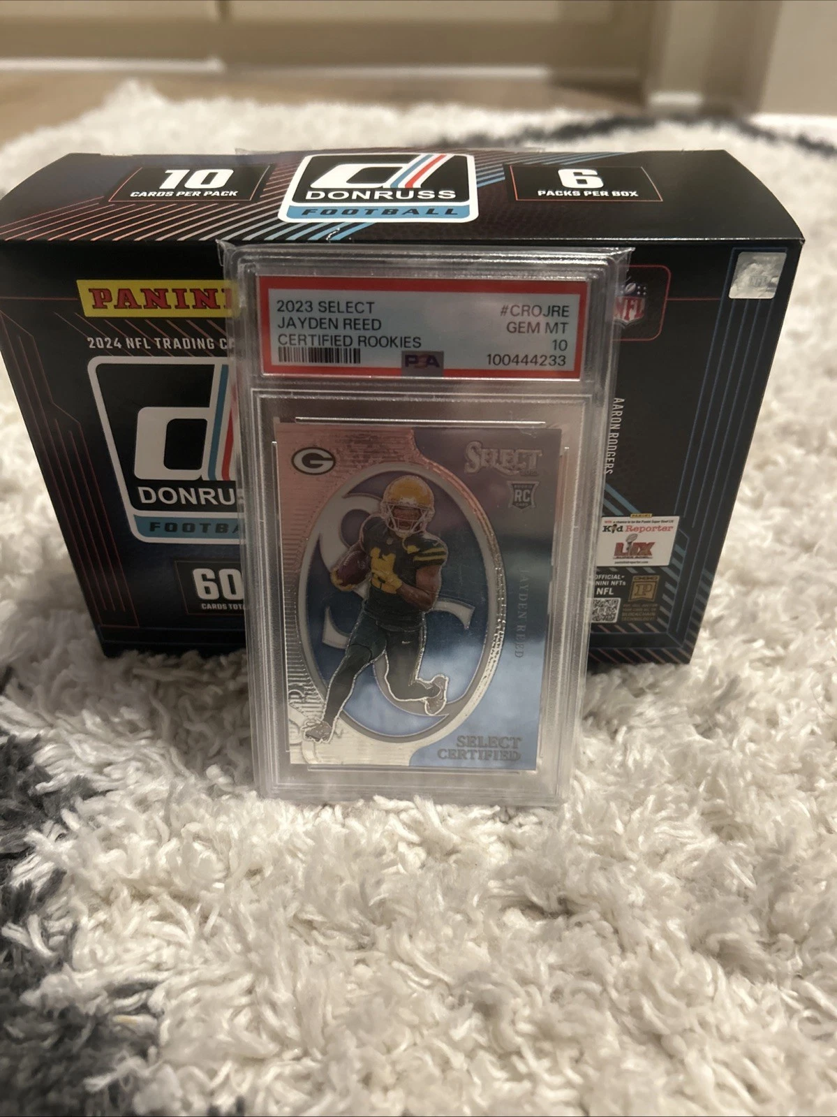Jayden Reed Panini Select Certified Rookies #CROJRE Base