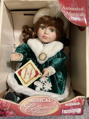 Porcelain Collectors Choice Animated Musical Doll Limited Edition by Dan Dee NIB