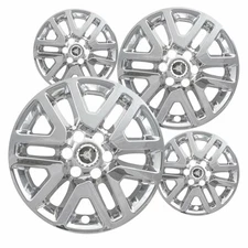 Set of 4 Chrome 16" Impostor Wheel Skins for 14-21 Nissan Frontier Rim Covers