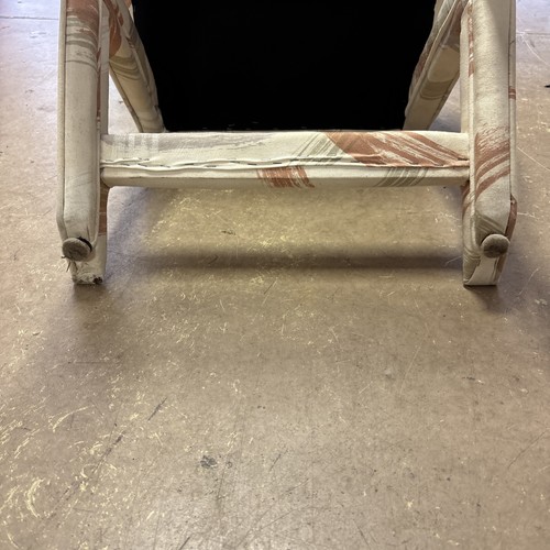 1970s-80s X Base Ottoman Stool/bench/ Foot Stool /hassock - Picture 8 of 12