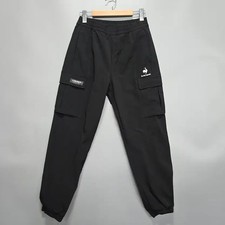 Le Coq Sportif Black Cargo Jogger Pants 85cm Official